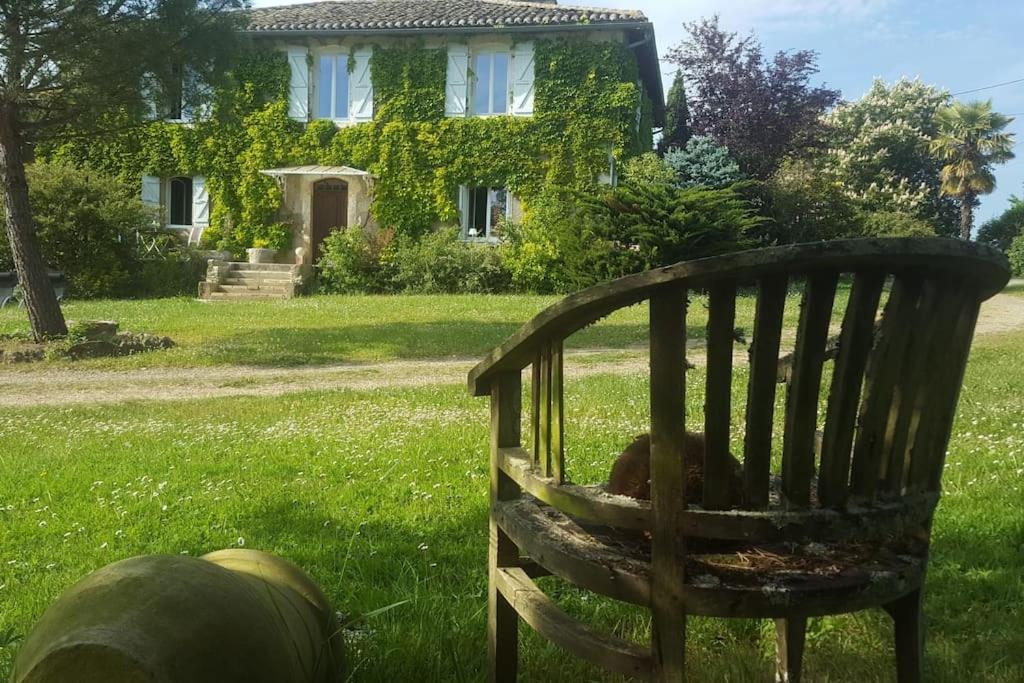 Maison Du 18E De Charme Au Calme Idrac-Respailles ภายนอก รูปภาพ